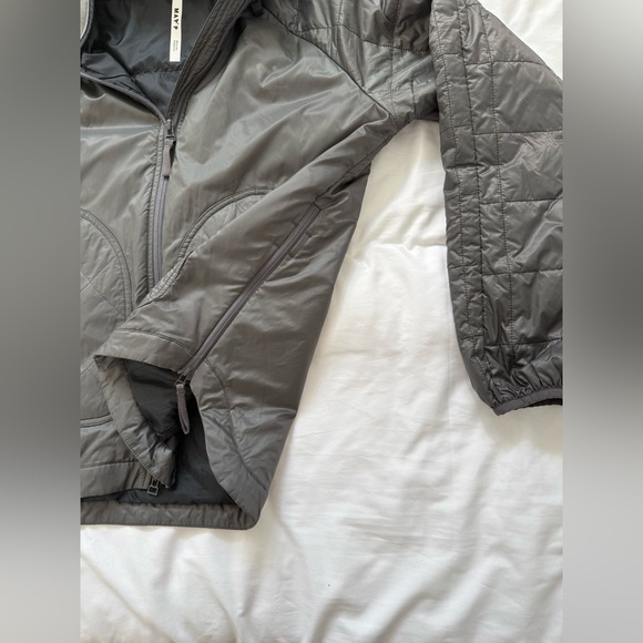 MAAP x The Arrivals Alt Road Jacket - Grey, Hooded Packable Quilted, Side Zips - Picture 3 of 12